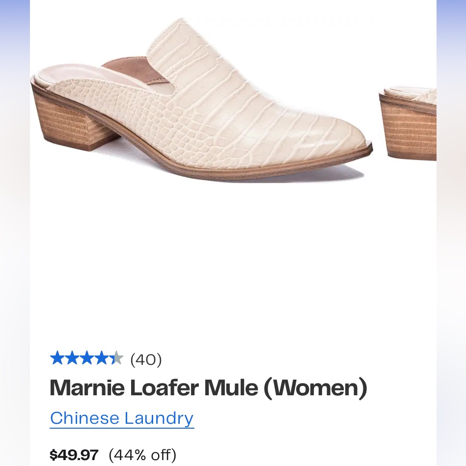Brand New Chinese Laundry Marnie Loafer Mule